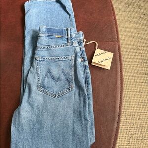 MOTHER Hi Waisted Tunnel Vision Sneak, size 26
